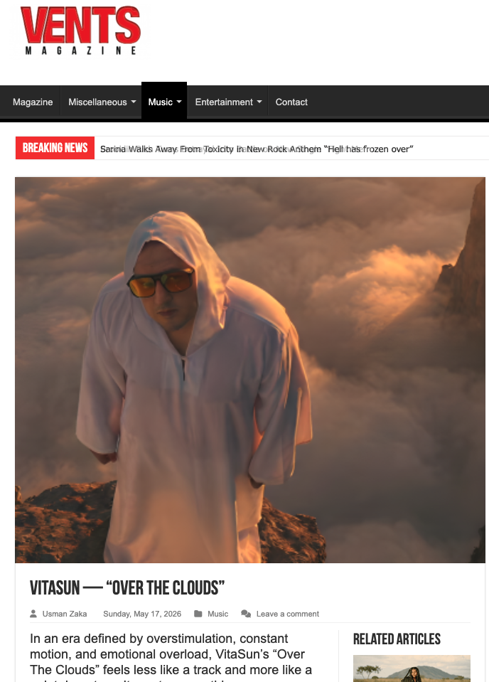 Vents Magazine — VitaSun “Over the Clouds”